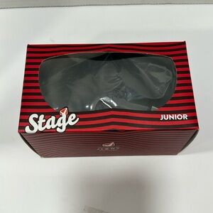 Stage Junior Goggles Ski Snowmobile Black Helmet compatible Anti-fog